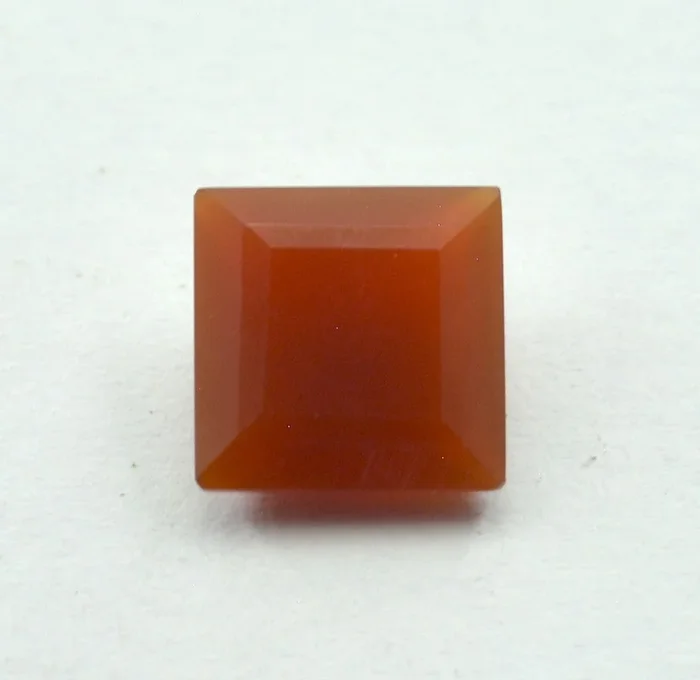Red Onyx 10PC Tiny 3×3 MM Square Faceted Red Fiery Semi Precious Loose Gemstone