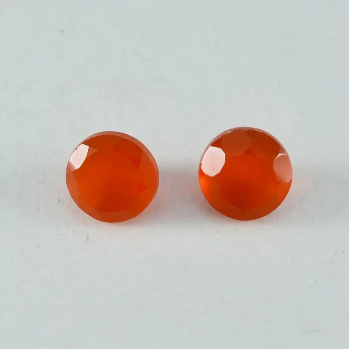 Red Onyx 1PC Chunky 13×13 MM Round Faceted Red Natural Semi Precious Gems