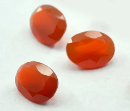 Red Onyx 1PC Chunky 13×18 MM Oval Faceted Red Fiery Semi Precious Gems