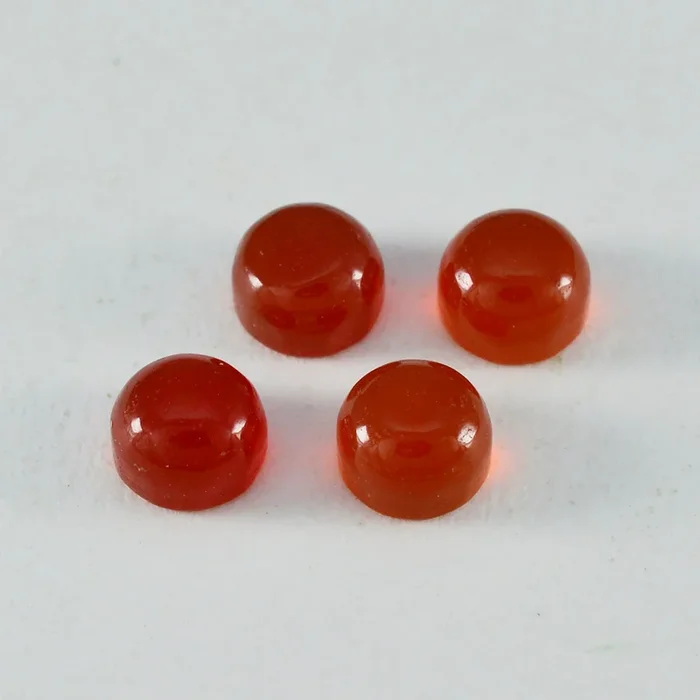 Red Onyx 1PC Large 10×10 MM Round Cabochon Red Splendid semi Precious Gems