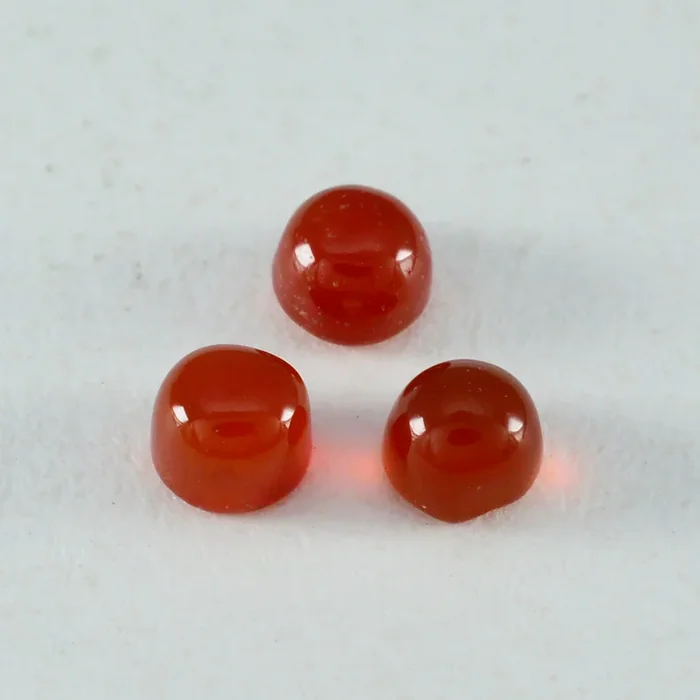 Red Onyx 1PC Large 11×11 MM Round Cabochon Red Luster semi Precious Loose Gems