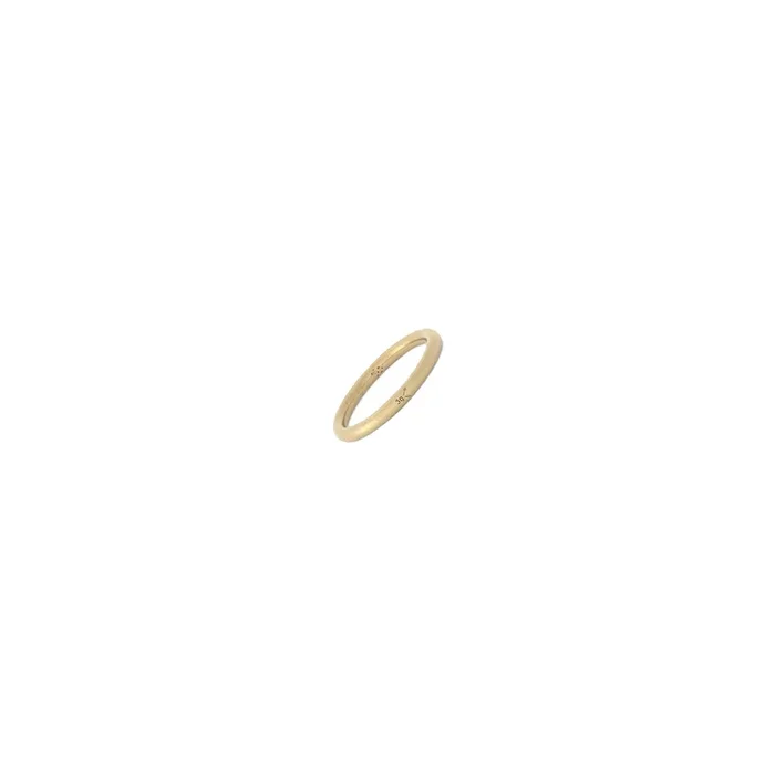 Ring Le Gramme Jonc in brushed yellow gold LGCOJBR0611 – Lepage