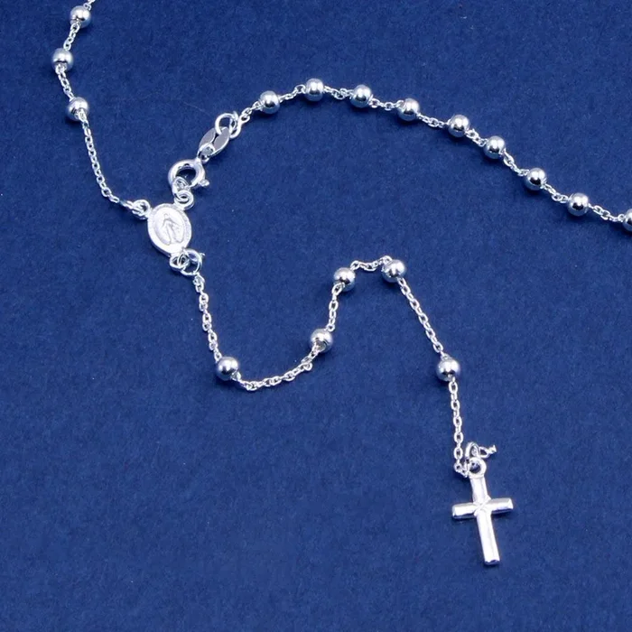 Rosario de Plata 925 Alto Pulido 3mm – ROS07-3MM