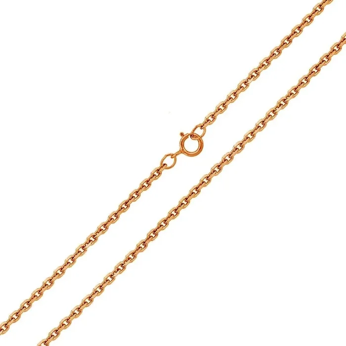 Rose Gold Plated 925 Sterling Silver Diamond Cut Cable Rolo 020 Chains 0.9mm – CH153 RGP