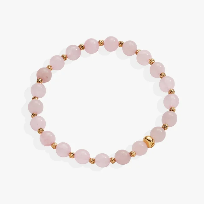Rose Quartz Healing Stone Stretch Bracelet