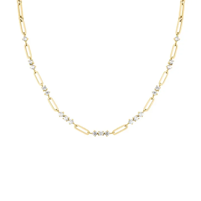Rosefield Graduated Crystal Necklace