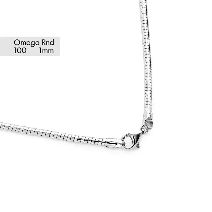 Round Omega 100 Chains 1mm – CH807