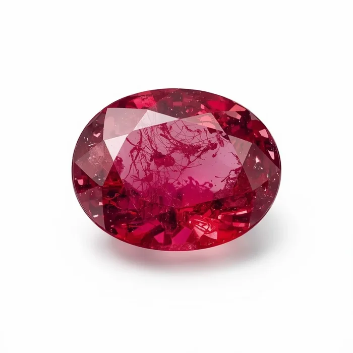 Ruby (GF) 1PC Large 10×12 MM Oval Faceted Pink Superior Precious Gems