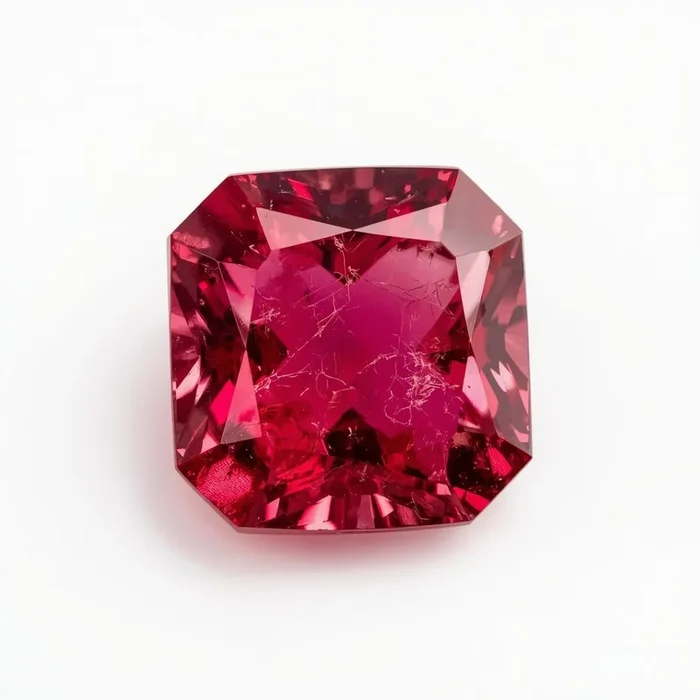 Ruby (GF) 1PC Large 11×11 MM Square Faceted Pink Fine Precious Gems
