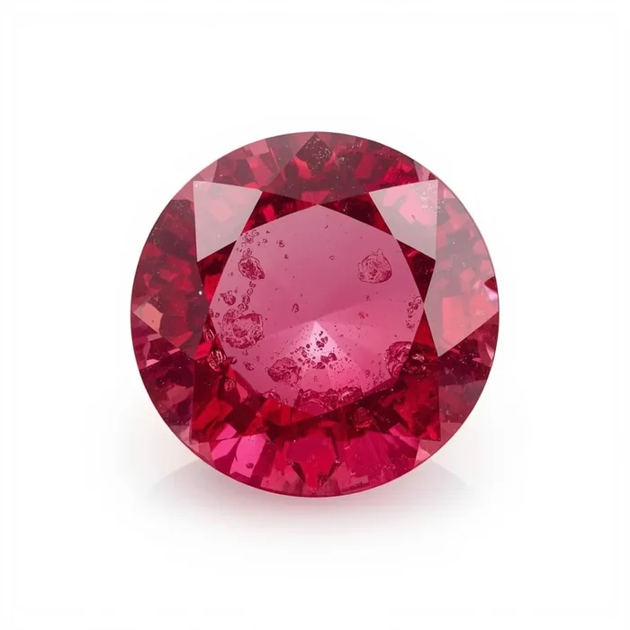 Ruby (GF) 1PC Medium 9×9 MM Round Faceted Pink Lustrous Precious Loose Gemstone