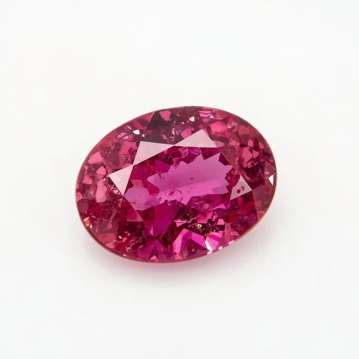 Ruby (GF) 1PC Small 7×9 MM Oval Faceted Pink Shine Precious Loose Gemstones