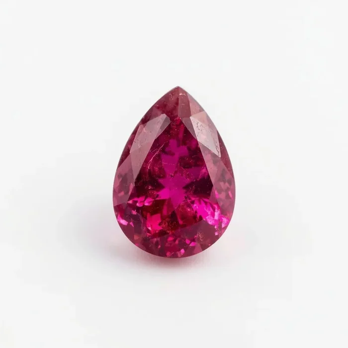 Ruby (GF) 1PC Tiny 4×6 MM Pear Faceted Pink Pure Precious Loose Gems
