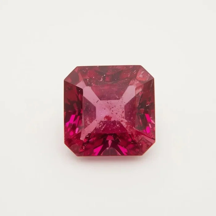Ruby (GF) 1PC Tiny 5×5 MM Square Faceted Pink Sparkling Precious Loose Gemstone
