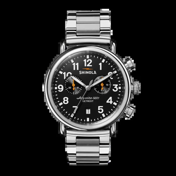 Runwell Chronograph Watch – Black