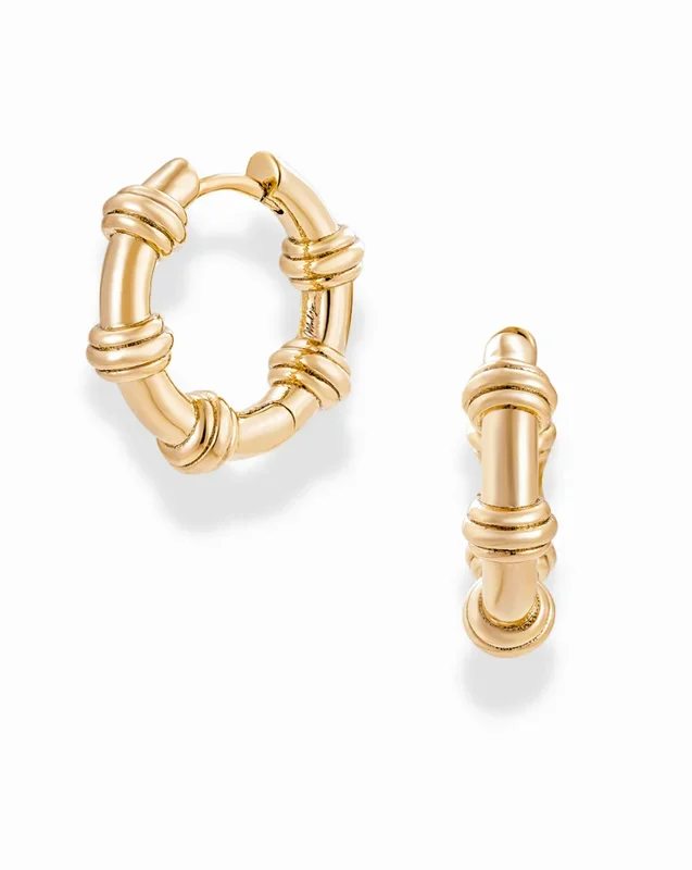 Sable Notched Hoops