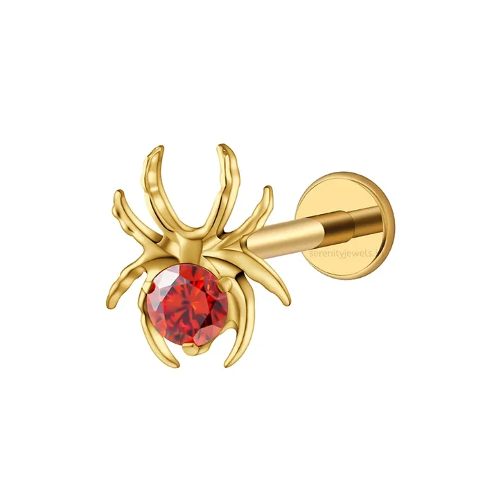 Scarlet Spider Titanium Flat Studs – PAIR