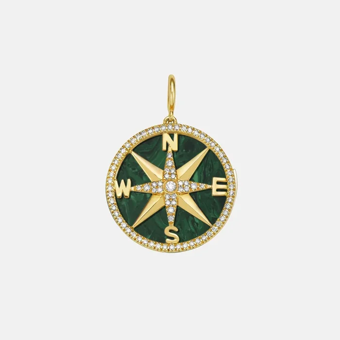 Seasons Compass Interchangeable Gemstone Charm