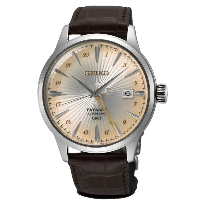 Seiko Presage Cocktail Time GMT SSK041J1 Acacia – Honey Gradient Dial | Lepage.fr