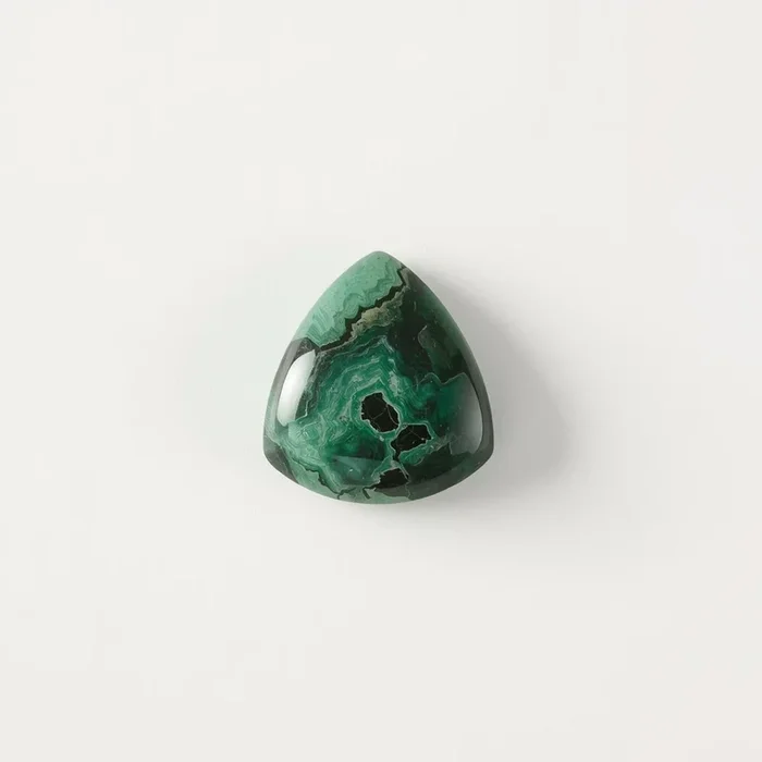 Serpentine 10PC Tiny 3×3 MM Triangle Cabochon Green Sparkling semi Precious Semi Precious Gemstone