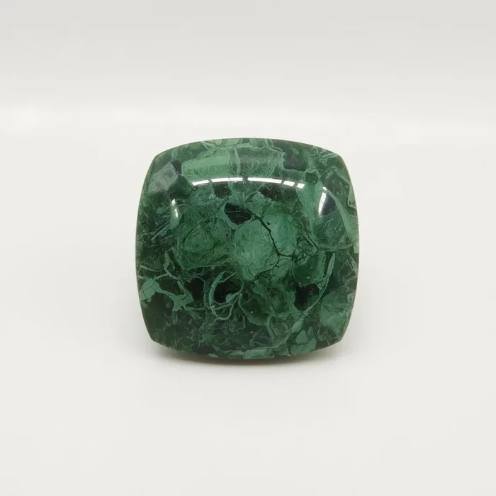 Serpentine 10PC Tiny 4×4 MM Cushion Cabochon Green Polished semi Precious Loose Gemstones