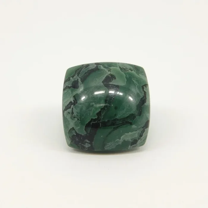 Serpentine 10PC Tiny 4×4 MM Square Cabochon Green Fine semi Precious Loose Gemstone