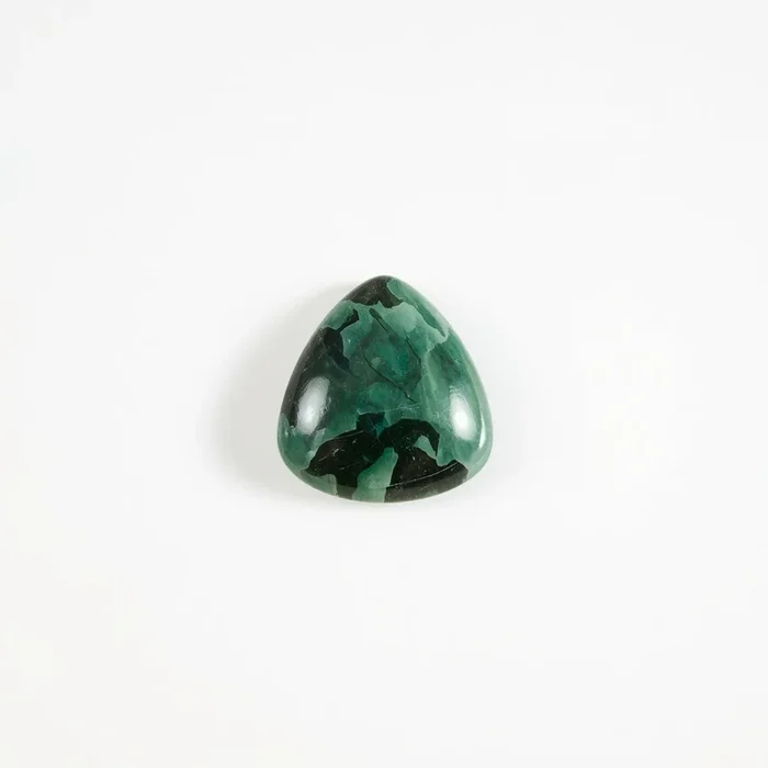 Serpentine 10PC Tiny 4×4 MM Triangle Cabochon Green Polished semi Precious Precious Gemstone
