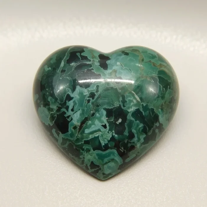 Serpentine 1PC Large 10×10 MM Heart Cabochon Green Splendid semi Precious Semi Precious Gemstone
