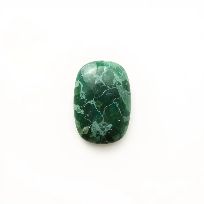 Serpentine 1PC Medium 8×10 MM Emerald Cabochon Green Fiery semi Precious Gems