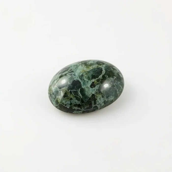 Serpentine 1PC Medium 8×10 MM Oval Cabochon Green Luster semi Precious Loose Gemstones
