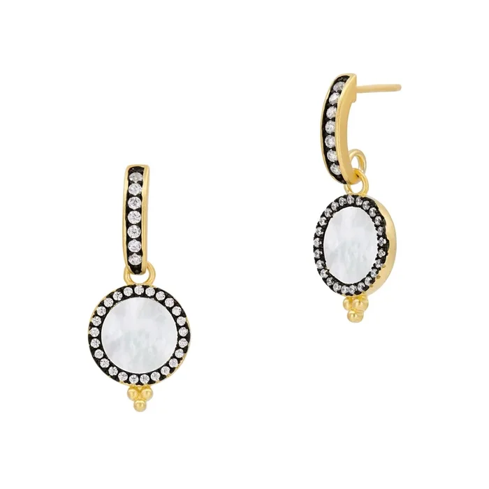 Signature Icon Drop Earrings