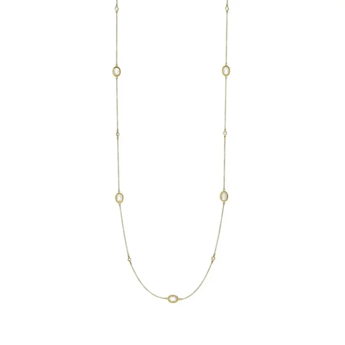 Signature Raindrop Station Necklace