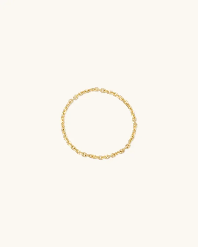 Silken Rolo Chain Ring