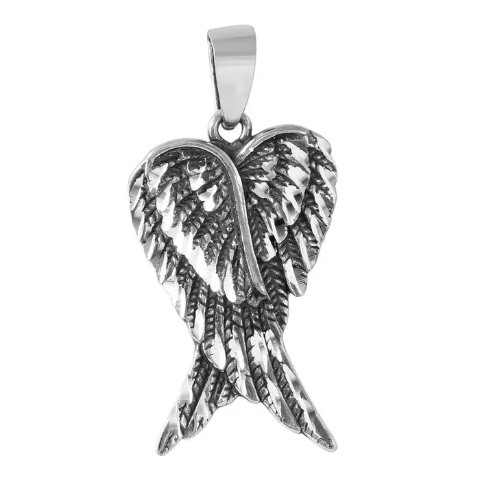 Silver 925 Double Crossed Wings Pendant – STP01152