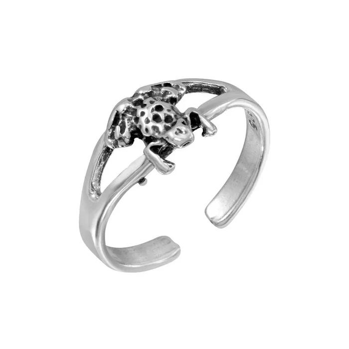 Silver 925 Frog Adjustable Toe Ring – TR247-A