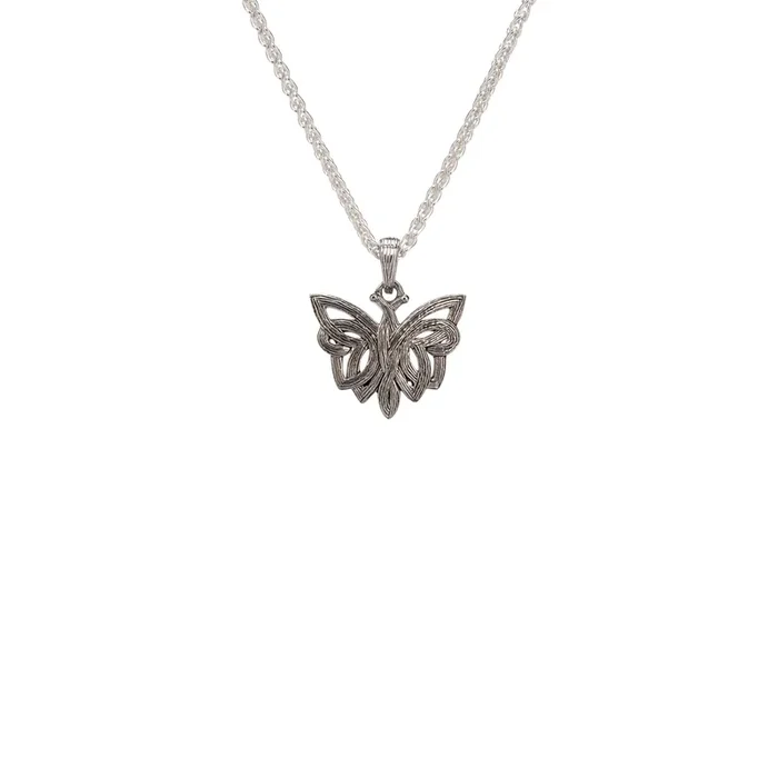 Silver Butterfly Pendant