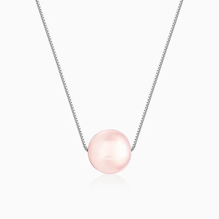 Silver Classic Pearl Necklace