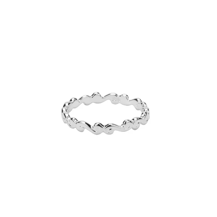 Silver Narrow Spiral Ring
