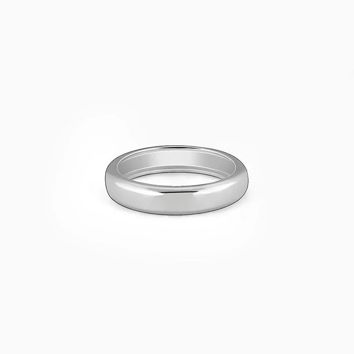 Silver Resilient Ring For Him