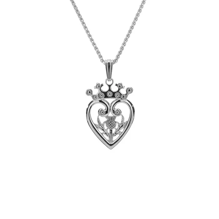 Silver Scottish Luckenbooth Pendant