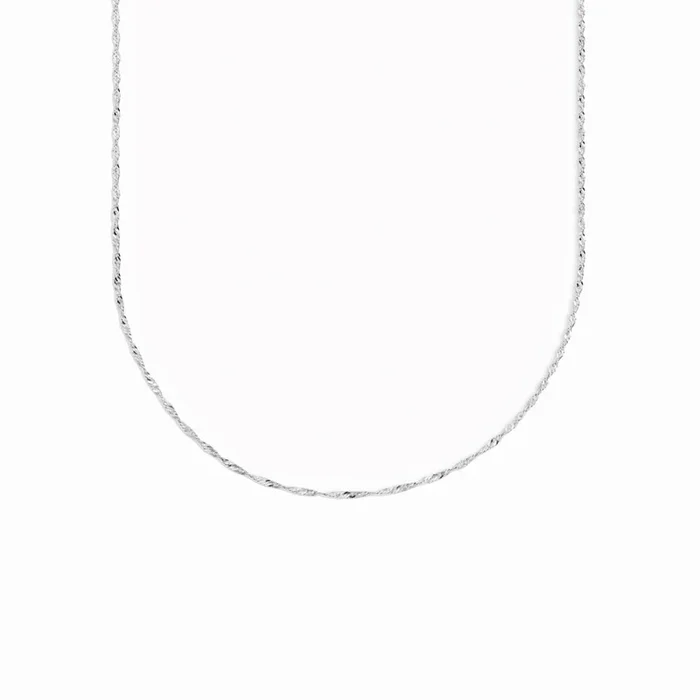 Silver Singapore Chain – Leknes