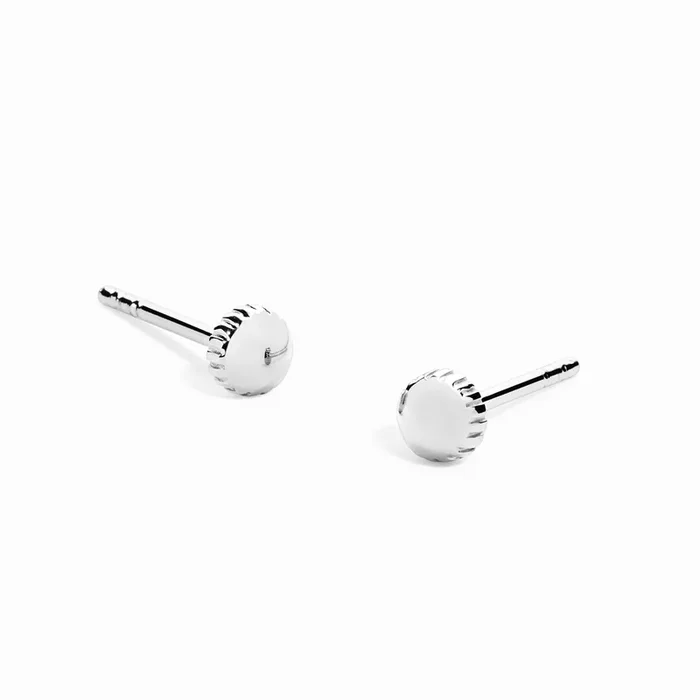 Silver Stud Earrings – Alma