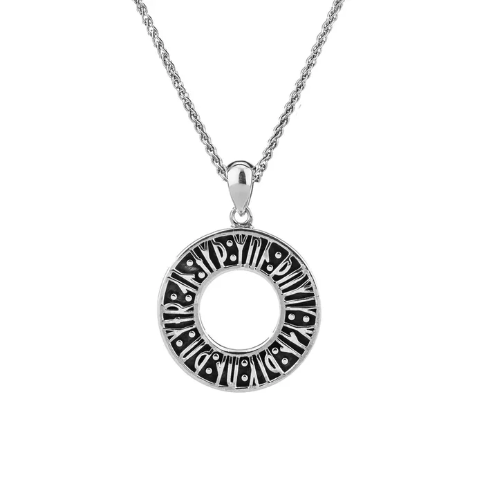 Silver Viking Rune Pendant ‘Remember’