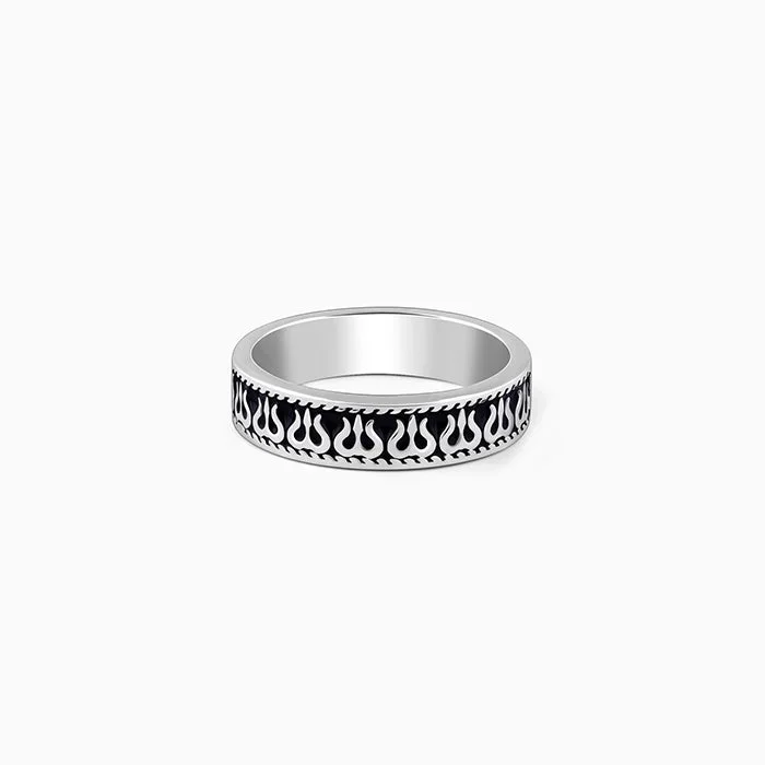 Silver Vintage Trishul Band For Him