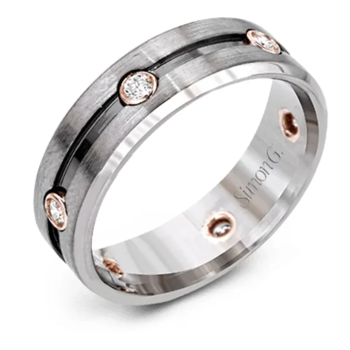Simon G. 14k Gold Men’s Wedding Band