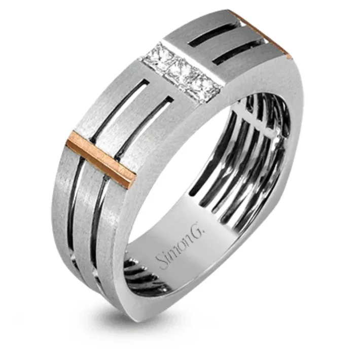 Simon G. Men’s 14k Gold Contemporary Wedding Band