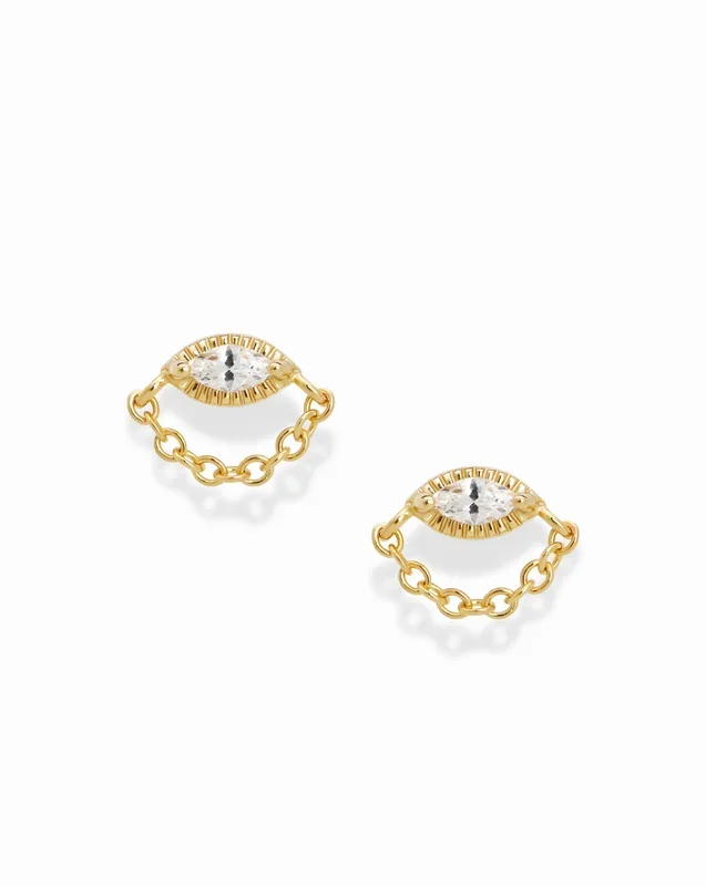 Simone Chain Studs