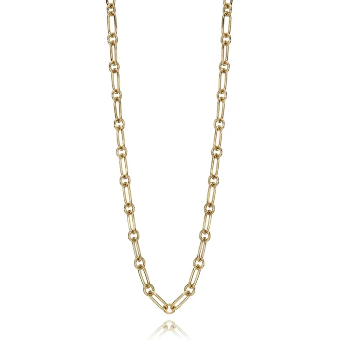 Single Stone Mini Lo Chain Necklace 22″