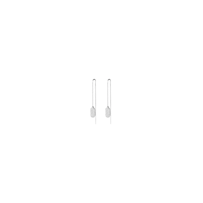 Singulière Pendant Earrings white gold and diamonds SOELM2DXXW – So Shocking