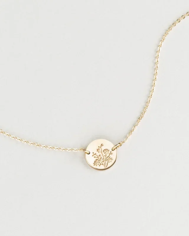 Small Flora Link Necklace