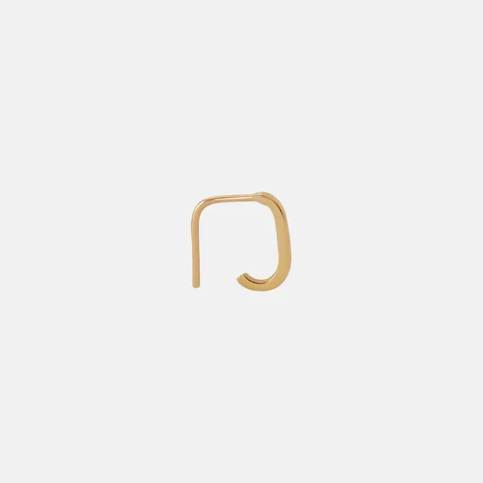 Small Paperclip Earring